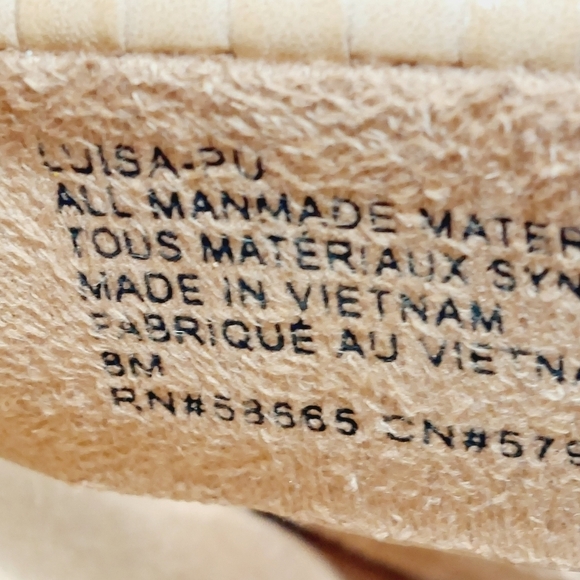 NEW Susina Luisa Tan Snakeskin Slip On Flat Summer Sandals M636 - Picture 10 of 11